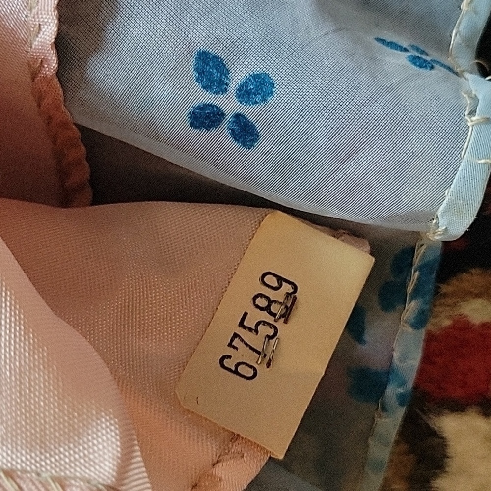 Authentic 1950s Chiffon Floral Overlay Lined A Line Party Dress - Picture 12 of 16